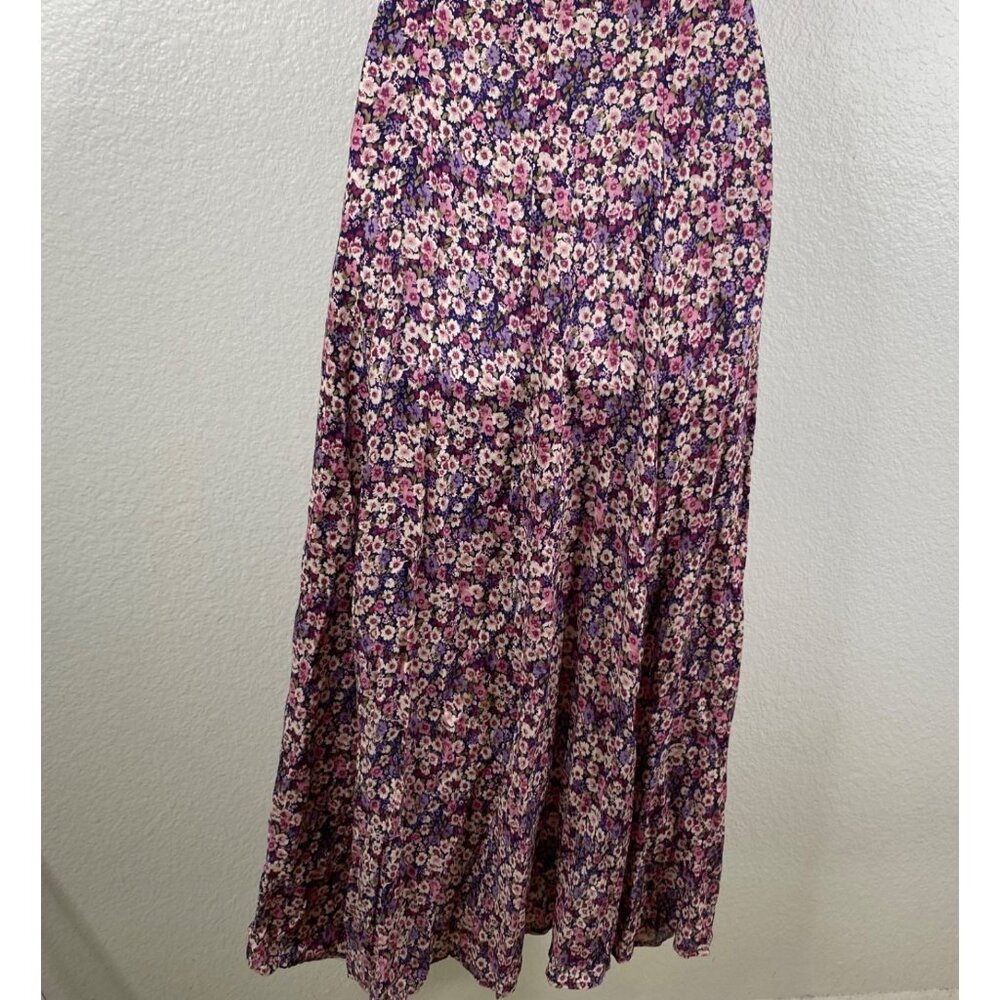 Vtg Workshop Clothing Women's Cottage Core Milkmaid Country Floral Dress Sz 7 - Picture 16 of 16